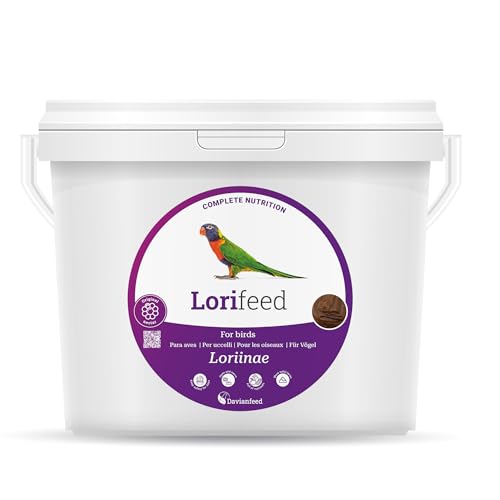 Lorifeed - Kompletter Loris-Nektar 10 kg - Futter für nektarfressende Vögel - Natürliche Formel - Premium-Qualität und Verdauungsgesundheit - Davianfeed von DAVIANFEED