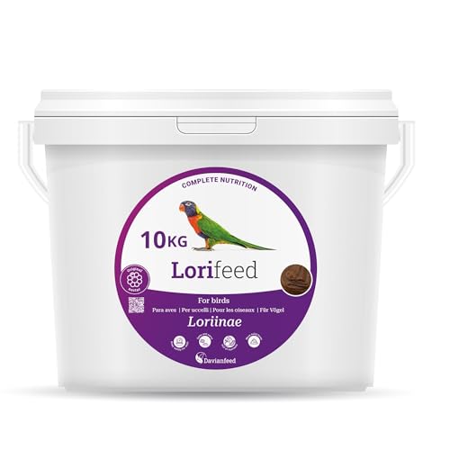 Lorifeed - Kompletter Loris-Nektar 10 kg - Futter für nektarfressende Vögel - Natürliche Formel - Premium-Qualität und Verdauungsgesundheit - Davianfeed von DAVIANFEED