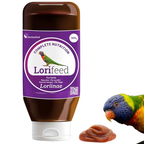 Lorifeed - Kompletter Loris-Nektar 500 g - Futter für nektarfressende Vögel - Natürliche Formel - Premium-Qualität und Verdauungsgesundheit - Davianfeed von DAVIANFEED