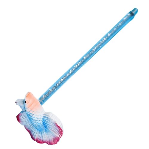 DAWCBVJQ Aquarium-Stick-Spielzeug, Betta-Trainingsstab | Aquarium-Simulation Betta Zauberstab - Transparente Stab-Aquarium-Dekoration für Anfänger und erfahrene Fischbesitzer von DAWCBVJQ