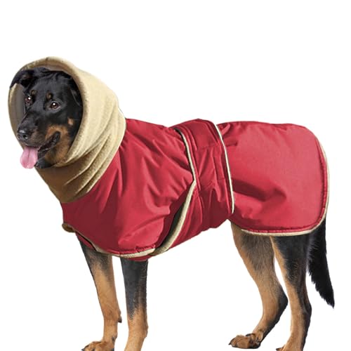 DAWCBVJQ Haustierpullover, Warmer Hundepullover, Verdickter Rollkragenpullover für Haustiere bei kaltem Wetter, wasserdichte Hunde-Rollkragenjacke, Thermo-Hundepullover für Winter und kaltes Wetter von DAWCBVJQ