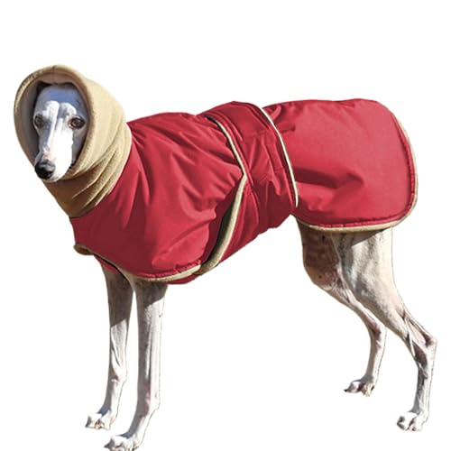 DAWCBVJQ Hunde-Wintermantel, Haustierpullover | Warme Haustier-Rollkragenpullover für kaltes Wetter - Welpen-Outfit für kaltes Wetter, wasserdichte Hunde-Rollkragenjacke für Winter und kaltes Wetter von DAWCBVJQ