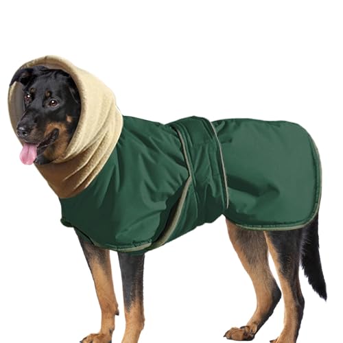 DAWCBVJQ Rollkragenpullover für Hunde, warme Hundejacke - Warmer Welpen-Rollkragenpullover für kaltes Wetter,wasserdichte Hunde-Rollkragenjacke, Thermo-Hundepullover für Winter und kaltes Wetter von DAWCBVJQ