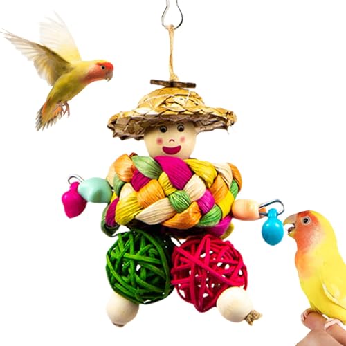 DAWCBVJQ Vogelkauspielzeug, Vogelspielzeug für Conures, SCAKEET -Kautzubehör, Vogelkau -Spielzeug Cage Accessoires für Conure Cockatiel Grusbel Lovebird von DAWCBVJQ