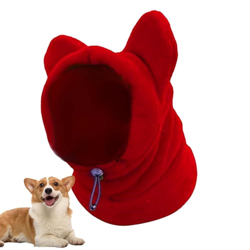 Hunde Wintermütze Ohrenschützer Für Haustiere Hundehaube Wintermütze Für Kaltes Wetter Kopfwickel Halswärmer Schneemütze Für Mittelgroße Bis Große Welpen Kostüm Haustier Winterhaube von DAWCBVJQ