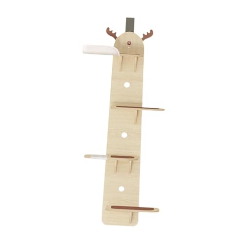 DAYUNSEN Cat Tree Door Hanging Cat Climber, Cat Climbingniture, 59 Zoll Sisal Wrapped Wood, 4 Plattformen, Vertikal Montiert Für von DAYUNSEN