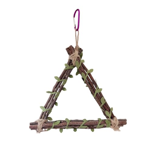 DAYnagh Haustier Vogel Playstand Spielzeug Vogelkäfige Hängendes Spielzeug Holz Schaukel Papagei Stehende Sitzstangen Spielzeug Klettern Schaukel Spielzeug Für Kakadus von DAYnagh