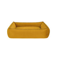 Schecker Hundebett Harlesiel [90 x 70 cm - Senfgelb / Dunkelblau] von DBM DIS Ticaret VE Mumessillik LTD STI