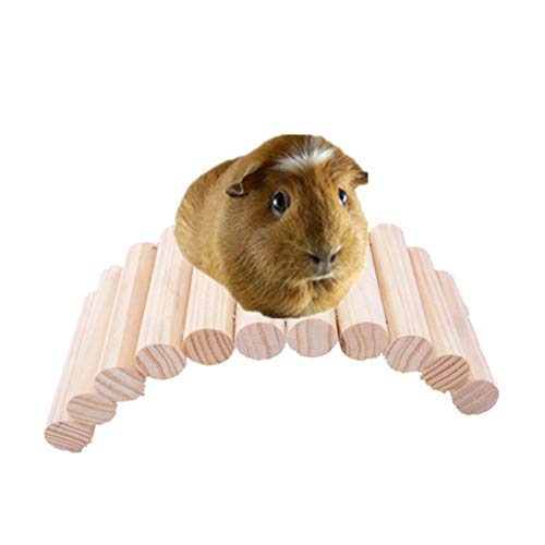 DC CLOUD Hamster zubehör Hamster langeweile Breaker Guinea Pig Spielzeug Hamster Hamster Hideout Hamster Klettern Spielzeug Kaninchen Spielzeug woodcolor von DC CLOUD