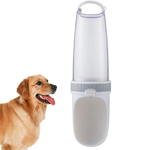 DC CLOUD Trinkflasche Hunde für Unterwegs Hundetrinkflasche für Unterwegs Auslaufsichere Hundetrinkflasche Hundetrinkwasserflasche Hundewasserflaschen-Zufuhr White von DC CLOUD