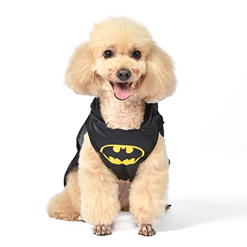 DC Comics Batman-Hundekostüm, Größe S, bestes DC Comics Batman-Halloween-Kostüm für kleine Hunde, lustiges Hundekostüm, offizielles Batman-Kostüm für Haustiere, Halloween von DC Comics