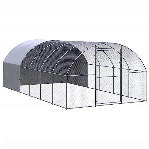 Möbelset Outdoor Hühnerstall 3x6x2 m Stahl verzinkt von DCRAF