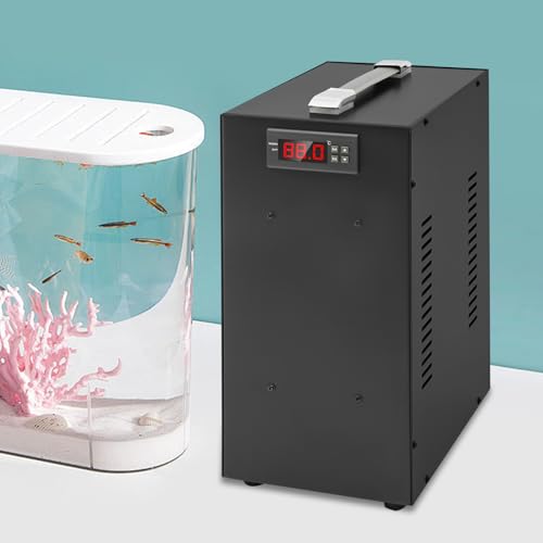 DCSYOG Wasserkühler für Aquarien, Aquarium Chiller Wasserkühlung Heizung Maschine -50~110℃ für Hydrokulturen, Wasserunkraut, Quallen, Korallenkristallgarnelen 220V von DCSYOG