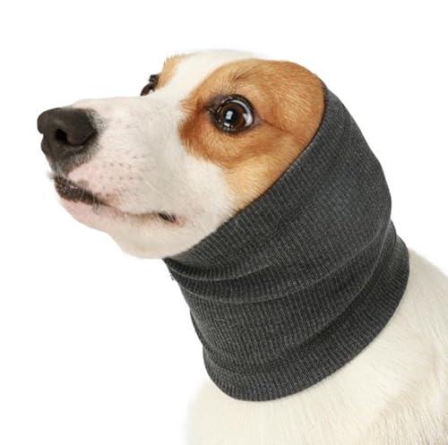 DDFS 6 Stück Hundeohrhut Snood Hals und Ohren Wärmer Hund Ohrenschützer Haustier Ohrenschutz Hund Ohr Wrap Snood Haustier für Komfort Anti Angst Linderung und Beruhigung Hunde von DDFS