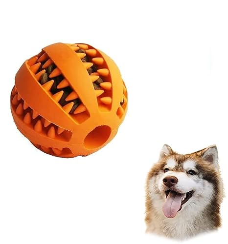 DDGAO Hundespielzeugball, ungiftig, bissresistent, Beißspielzeug, Bälle für kleine/mittelgroße und große Hunde und Welpen, Katzen, Hunde- und Haustierfutter, Übungsspiel, IQ Trainingsball von DDGAO