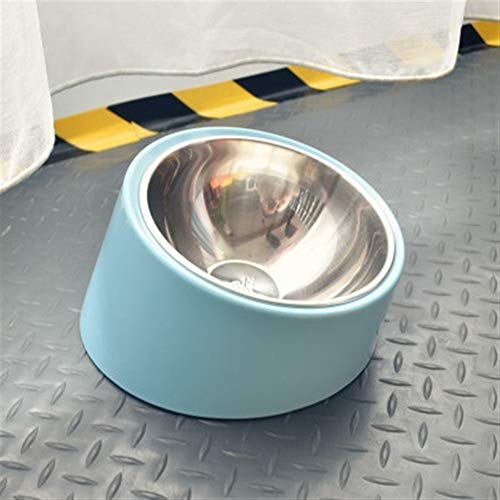 Hundenäpfe-Tränkenäpfe for Hundekatzen-Haustiernahrungsschüssel Durable (Color : Blue, Size : 17x9cm) von DDSP