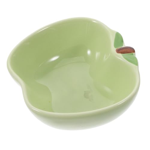 DEARMAMY Hamsterschale Aus Keramik Chinchilla-wasserschale Eichhörnchen Wasserschale Tierfutter Und Wassernapf Wasserschale Aus Keramik Kleiner Futternapf Für Haustiere Light Green von DEARMAMY