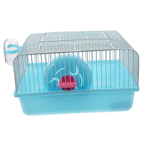 DECOMELODY 1 Satz Hamsterkäfig Papageienkäfig Weste Hund Hamsterhäuser Hamster käfig Hamster cage Hamsterhaus Kleintierkäfig Hamster Hütte Haustier-Hamster-Fall Plastik Blue von DECOMELODY