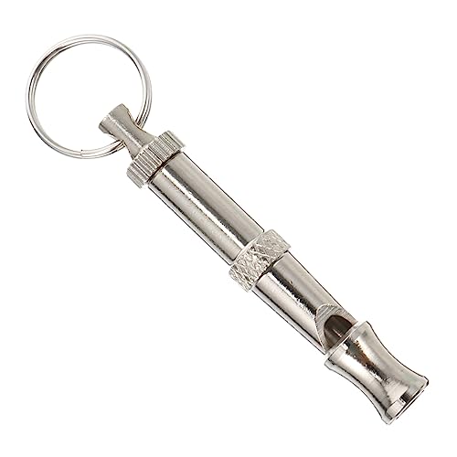 DECOMELODY 1 Stück Taubenstopper Hunde Bellen Anrufer Bellkontrolle Für Hundepfeifen Notfallbellhalsband Hirschpool Edelstahl Silber von DECOMELODY