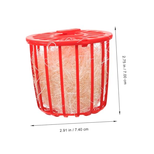 DECOMELODY 2 Stück Vogelnest für Käfig mit Jute Kunststoff Nistschale für Papageien und Tauben Einfach zu Befestigendes Nistplatz für Kleine und Mittelgroße Vögel Fördert Natürliches DECOMELODY 2 Stück Vogelnest für Käfig mit Jute Kunststoff Nistschale für Papageien und Tauben Einfach zu Befestigendes Nistplatz für Kleine und Mittelgroße Vögel Fördert Natürliches von DECOMELODY