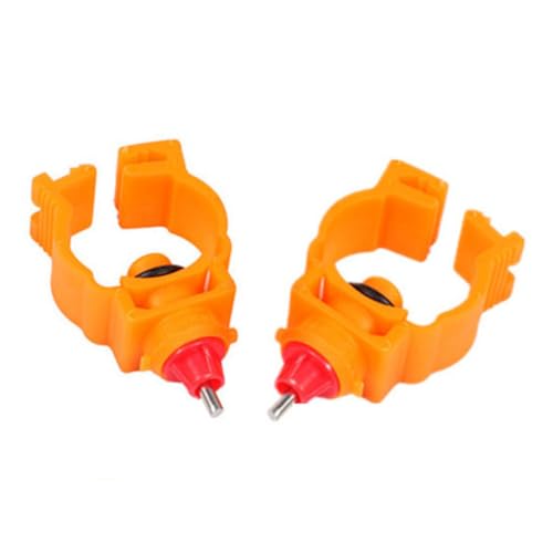 DECOMELODY 20 Stück Hühnertränke Automatischer Wassertrinker für Geflügel Schraubsystem für Hühner Enten und Vögel Einfache Installation Orangefarbenes Design DECOMELODY 20 Stück Hühnertränke Automatischer Wassertrinker für Geflügel Schraubsystem für Hühner Enten und Vögel Einfache Installation Orangefarbenes Design von DECOMELODY