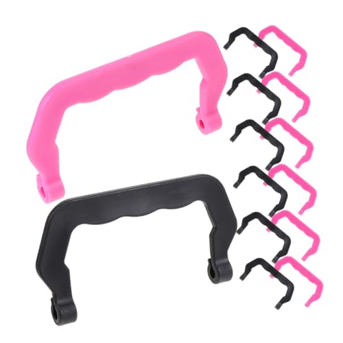 DECOMELODY 20stücke Teiliges Tragbare Käfiggriffe Für Kleintierkäfige Schwarze Und Rosa Kunststoffgriffe Für Vögel Und Hamster Leichter Und Praktischer Käfigzubehör DECOMELODY 20stücke Teiliges Tragbare Käfiggriffe Für Kleintierkäfige Schwarze Und Rosa Kunststoffgriffe Für Vögel Und Hamster Leichter Und Praktischer Käfigzubehör von DECOMELODY