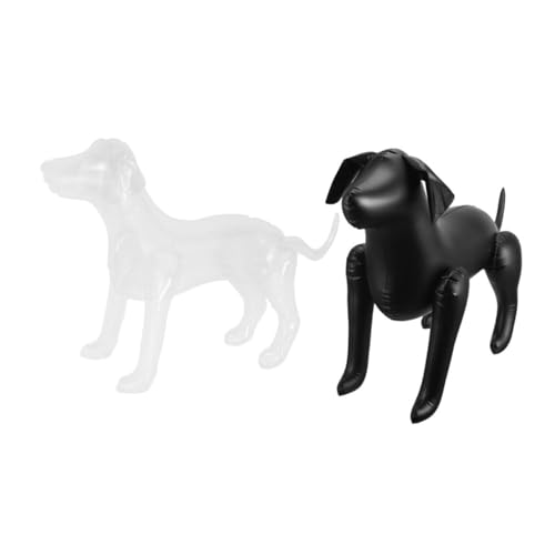 DECOMELODY 2St Haustierbekleidungsmodell Haustier-Skulptur Hundehemden Hundeschaufensterpuppen hundekleidung hundezubehör selbststehende Hunde Aufblasbares Hundemodell zur Ausstellung PVC von DECOMELODY