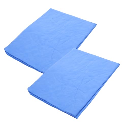 DECOMELODY 2St Hundedecke Saugfähig Autowasch-Trockenhandtuch Reisehandtuch Reiniger hundehandtuch Dog Towel Haustier Handtuch Schnell trocknende Handtücher für Haustiere Badetuch PVA Blue von DECOMELODY