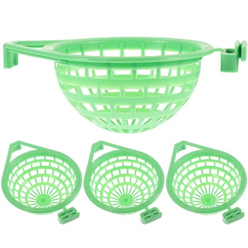 DECOMELODY 4 Stück Teiliges Vogelnest aus Strapazierfähigem Kunststoff Hohles Design für Stabile Ruheplätze zum Aufhängen Geeignet Sicher und Waschbar für Kleine Papageien und Vögel im Käfig DECOMELODY 4 Stück Teiliges Vogelnest aus Strapazierfähigem Kunststoff Hohles Design für Stabile Ruheplätze zum Aufhängen Geeignet Sicher und Waschbar für Kleine Papageien und Vögel im Käfig von DECOMELODY