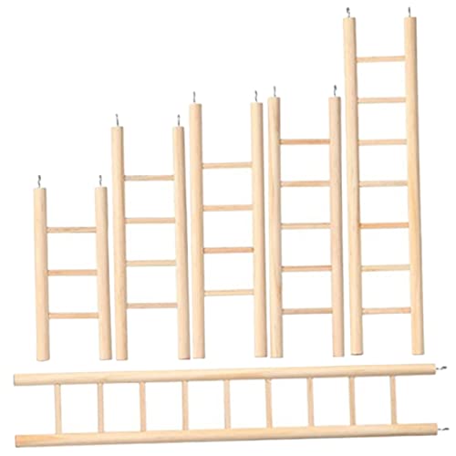 DECOMELODY 6 Stück Papageien Kletterleiter aus Holz Vogelspielzeug für Käfige Fördert Bewegung und Spiel Geeignet für Kleine und Mittelgroße Vögel Einfache Installation DECOMELODY 6 Stück Papageien Kletterleiter aus Holz Vogelspielzeug für Käfige Fördert Bewegung und Spiel Geeignet für Kleine und Mittelgroße Vögel Einfache Installation von DECOMELODY