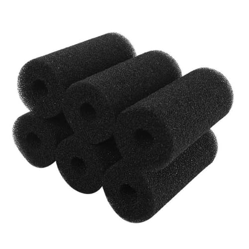 DECOMELODY 6St Filterschwamm Feuerlöscher für Zuhause filtern filtern Einstellspanner Eimer Seekabel Schwammfilter für Fische Inlet Schutzfilter Kleiner Schwammfilter Aquarienbedarf Black von DECOMELODY