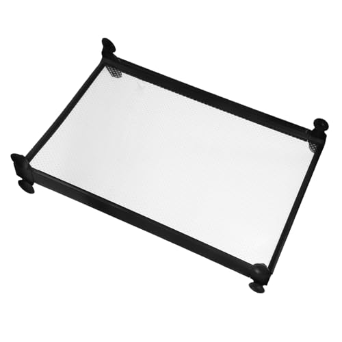 DECOMELODY Aquarienteiler Fische züchten Aquarium Zubehör Fischteiler Aquarium Trennwand für Fischzucht Tank Wasserfilter Tassenhaken Schaum Kühler Filter für Fischbecken Aquarienfilter Black von DECOMELODY