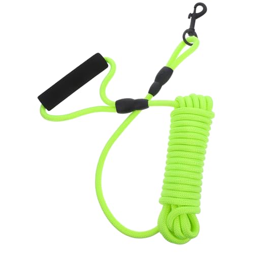 DECOMELODY Hundeleine für den Außenbereich hängender Schnuller Ohr Welpe Kette Hundekopfwelpe Bistro Hundekotbeutel Hupe Kuh-Tier-Stirnband hundezubehör Hundeleinentraining Nylon Light Green von DECOMELODY