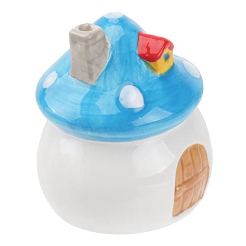 DECOMELODY Keramisches Hamsterhaus mit Pilzdesign Bequemes Versteck für Zwerghamster und Kleine Haustiere Sicheres und Kreatives Nistmaterial aus Premium Keramik für Käfige DECOMELODY Keramisches Hamsterhaus mit Pilzdesign Bequemes Versteck für Zwerghamster und Kleine Haustiere Sicheres und Kreatives Nistmaterial aus Premium Keramik für Käfige von DECOMELODY