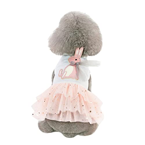 DECOMELODY Kleid Für Hund Züchten Hund Für Kleine Hunde Hundebekleidung Haustierzubehör Outfit Kühlmatten Für Hunde Hundematte Individuelles Haustiertrikot Kostüm Dackel Cool Rosa von DECOMELODY