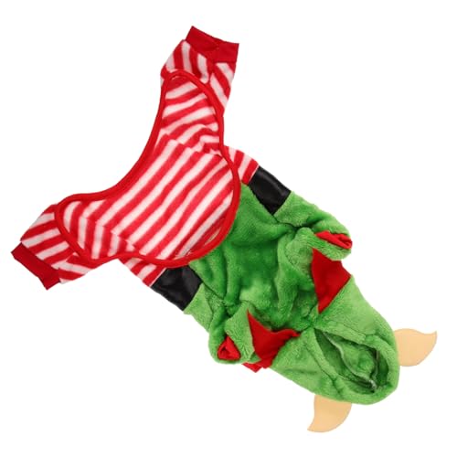 DECOMELODY -Kleidung Haustier-Weihnachts-Outfit Rentier-Hundekostüm Hundepool Katzen-Halloween-Kostüme Haustiere Winterkleidung für Hunde Bequeme Haustierkleidung Welpenkostüm Flanell von DECOMELODY