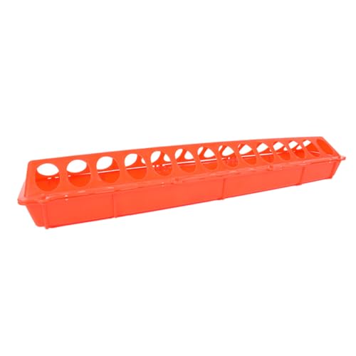 DECOMELODY Pigeon Feeding Trough Für Vögel Langer Futterspender Für Tauben Und Hühner Rotes Design Leicht Zu Reinigen Und Installieren Für Tägliche Fütterung DECOMELODY Pigeon Feeding Trough Für Vögel Langer Futterspender Für Tauben Und Hühner Rotes Design Leicht Zu Reinigen Und Installieren Für Tägliche Fütterung von DECOMELODY