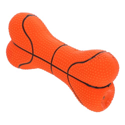 DECOMELODY Latex Ausgewogene Sound Pet Welpen Lustige Dekoration Pet Basketball Kleine Hund Kauen Basketball Squeeze Basketball Emulsion von DECOMELODY