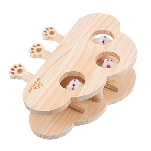 DECOMELODY Katzenspielzeug Mit Katzenminze Interaktives Katzenspielzeug Zum Pouncen Und Fangen Perfektes Teaser Für Katzen Cat Catch Toy Aus Für Stundenlangen Spielspaß von DECOMELODY