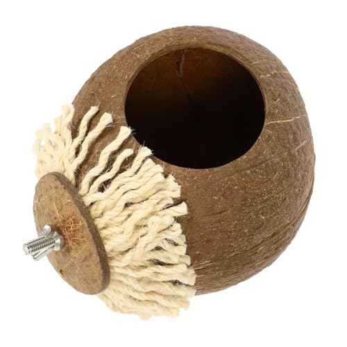 DECOMELODY Natürliches Vogel Brutnest aus Kokosnussschale Langlebiges Dekoratives Papageien Bruthaus Komfortables Nistmaterial für Wellensittiche Einfach zu Montierendes Robustes Vogel DECOMELODY Natürliches Vogel Brutnest aus Kokosnussschale Langlebiges Dekoratives Papageien Bruthaus Komfortables Nistmaterial für Wellensittiche Einfach zu Montierendes Robustes Vogel von DECOMELODY