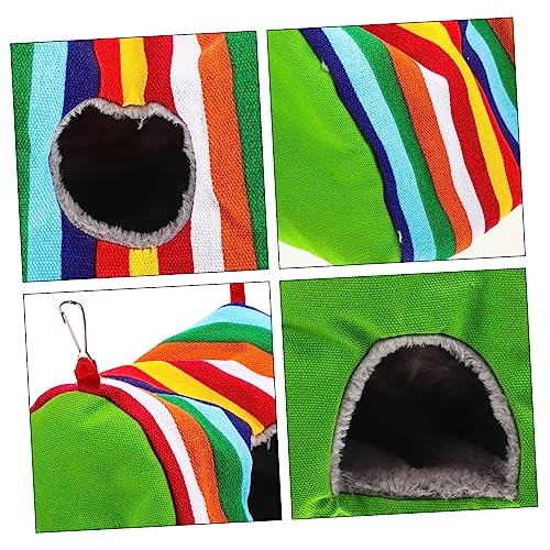 DECOMELODY Papageiennest Warmes Doppelhöhlen Bett Hängendes Vogelhäuschen Schlafnest für Papageien und Kleine Vögel Komfortables Vogelnest für Käfig und Wohnung DECOMELODY Papageiennest Warmes Doppelhöhlen Bett Hängendes Vogelhäuschen Schlafnest für Papageien und Kleine Vögel Komfortables Vogelnest für Käfig und Wohnung von DECOMELODY