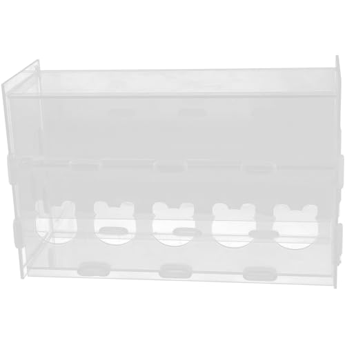 DECOMELODY Rutin Hühnerfutterautomat Transparent Futterspender aus für Geflügel Langlebig für Hühner und Andere Haustiere DECOMELODY Rutin Hühnerfutterautomat Transparent Futterspender aus für Geflügel Langlebig für Hühner und Andere Haustiere von DECOMELODY