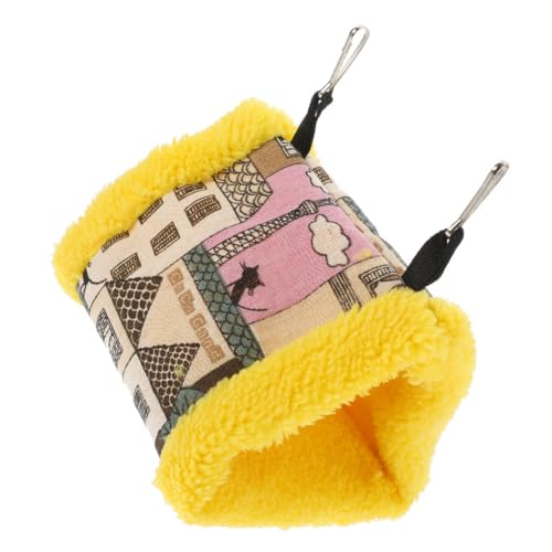 DECOMELODY Warmes Dickes Vogelhängematten Nest Mittlere Komfortables Haustierbett für Papageien und Kleine Vögel Sicherer Rückzugsort im Käfig für Winter und Käfigzubehör DECOMELODY Warmes Dickes Vogelhängematten Nest Mittlere Komfortables Haustierbett für Papageien und Kleine Vögel Sicherer Rückzugsort im Käfig für Winter und Käfigzubehör von DECOMELODY