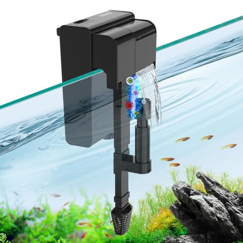 DEGGOX Upgrade U-V Lichtfilter, Aquariumfilter für Aquarien mit 3,5 - 78,8 l von DEGGOX