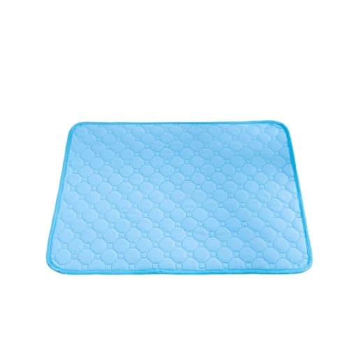 Wiederverwendbare Hundematte Pinkelmatte Saugfähige Windeln Waschbar Haustier-Urinmatte für Autositzbezüge Haustierbedarf, Blau, XL 100 * 70cm von DEJIN