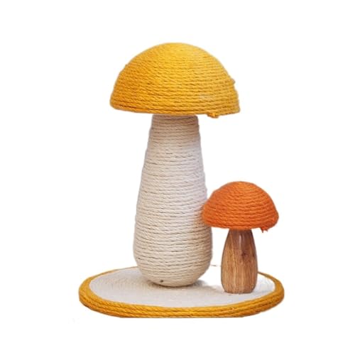 Cat Scratch Mushroom Katze Klettergerüst Katzen Scratcher Pilz Kratzbaum for Katzen Klaue Schleifen Sofa Protector Pet Spielzeug Einfach zu montieren (Color : Board) von DELURA