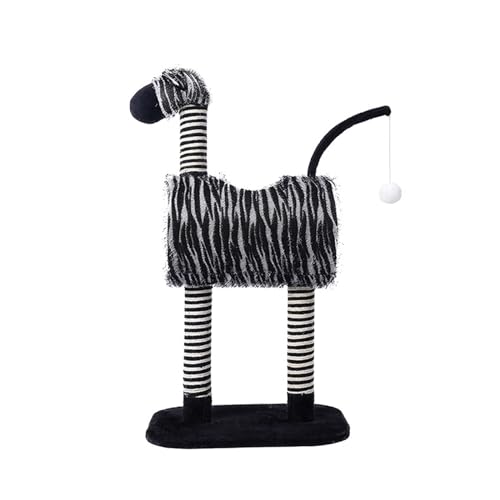 Giraffen-Katzenkratzhaus, Großes Katzen-Kratzbaum, Multifunktionales Schlaf- Und Ruhenest, Haustier-Klettergerüst Einfach zu montieren (Color : Zebra) von DELURA