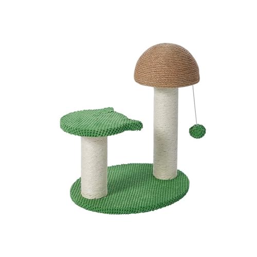 Katze Scratcher Klettergerüst Kratzbaum Beständig Sisal Kratzbaum Mit Spielzeug Fisch Kätzchen Spielplatz Haustier Möbel Liefert Einfach zu montieren von DELURA