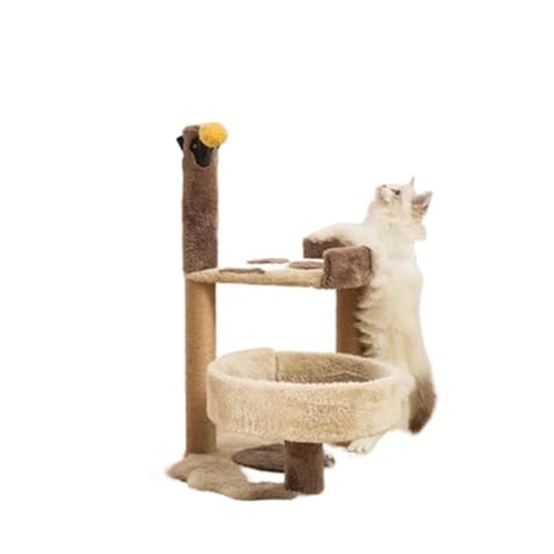 Katzen-Klettergerüst, Katzenstreu, EIN Spezieller Katzenbaum, Großes Katzenkratzbrett, Spielzeug, Katzenkratzbaum, Katzenzubehör Einfach zu montieren (Color : 3) von DELURA