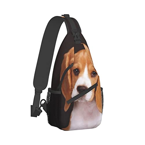 Ovely Haustier Hund Beagle Crossbody Brusttasche Schultertasche Wochenende Outdoor Wandern Rucksack von DENMER